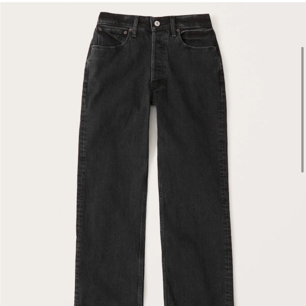 Abercrombie 90s Low Rise baggy jeans in washed black